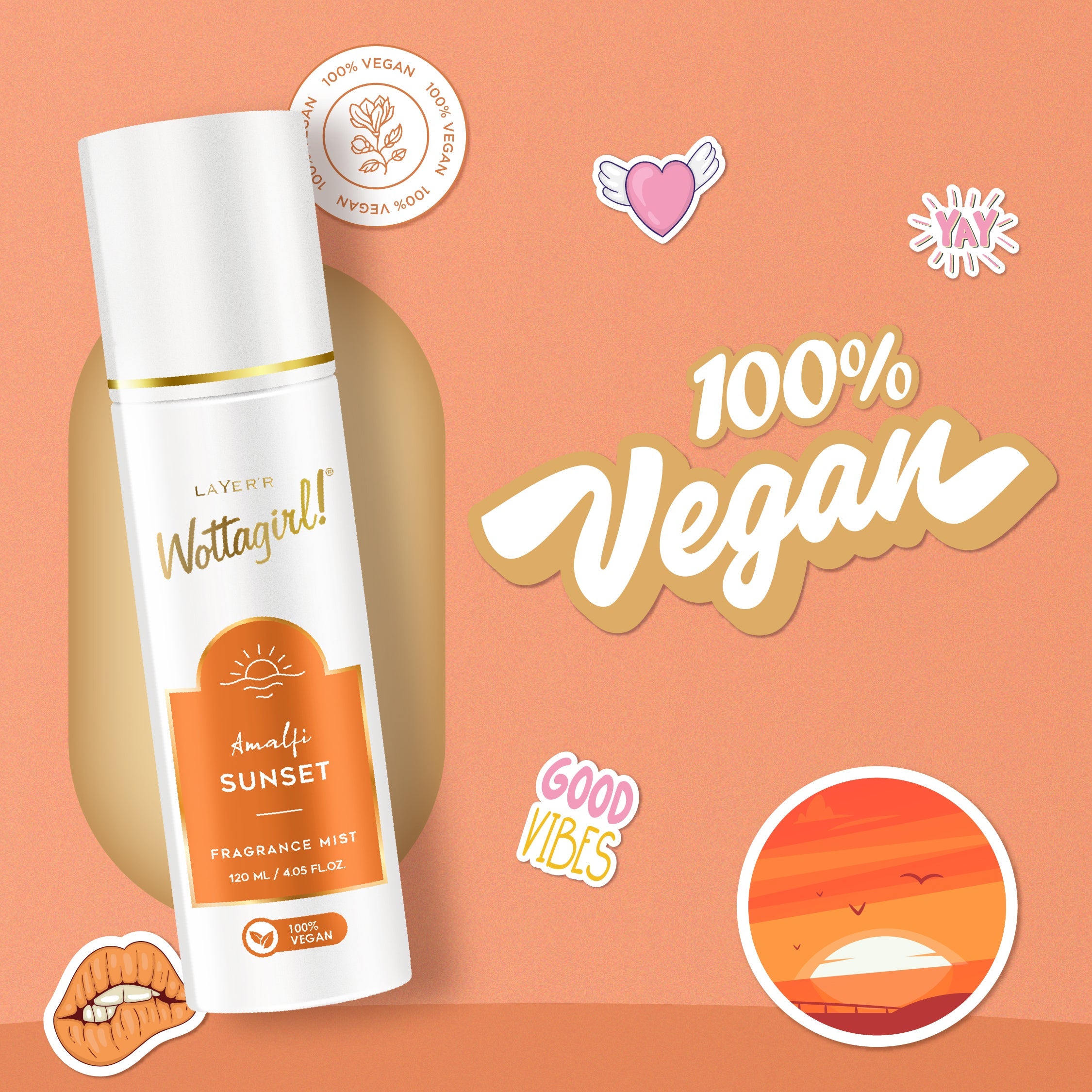 Wottagirl AMALFI SUNSET - 120ml - Image 2 - Buy from Indicrest