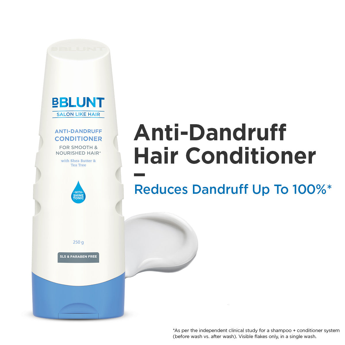 Bblunt Anti-Dandruff Conditioner For Smooth & Nourished Hair, 250g - Image 3 - Buy from Indicrest