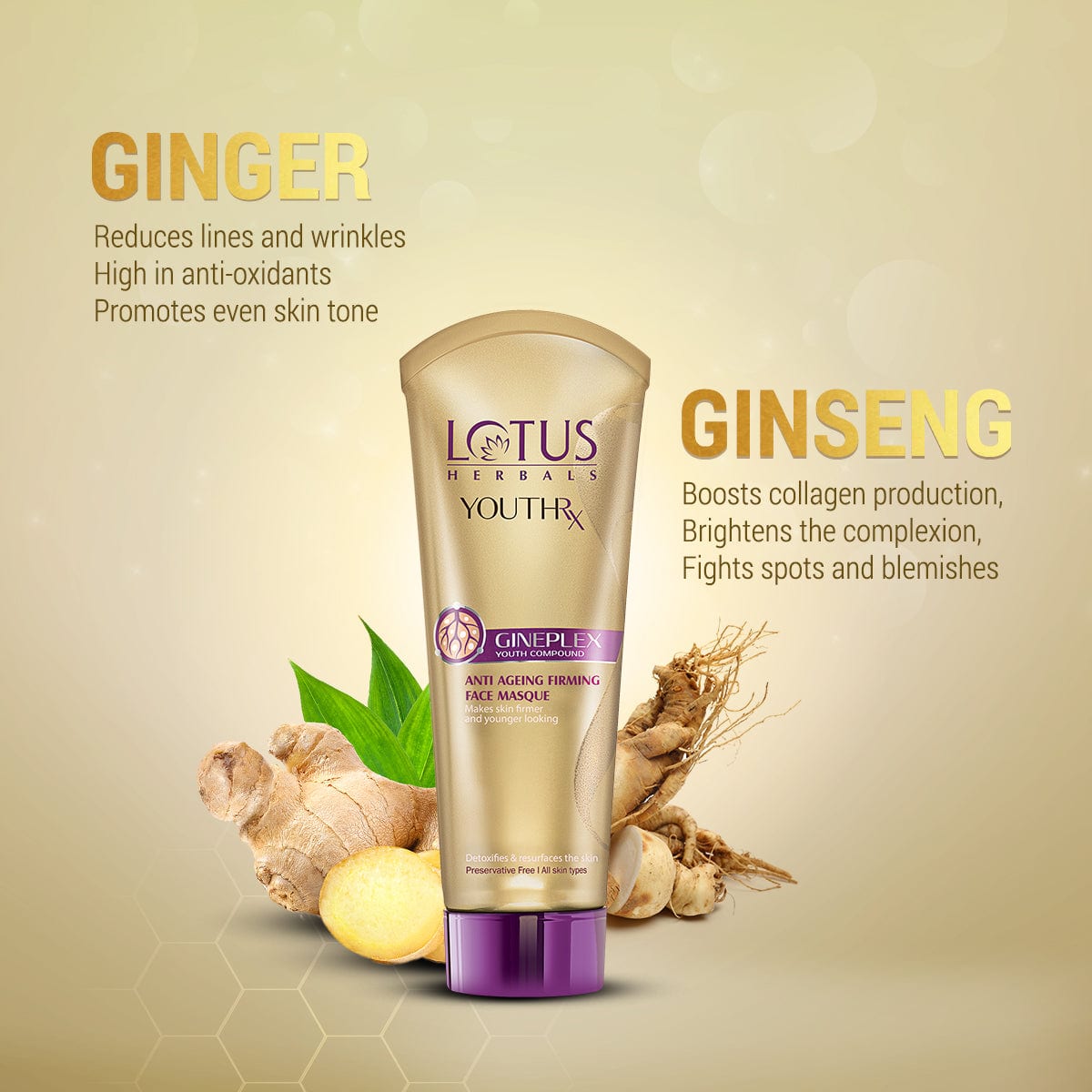 Lotus Herbals YouthRx Anti Ageing Firming Face Masque, 80g