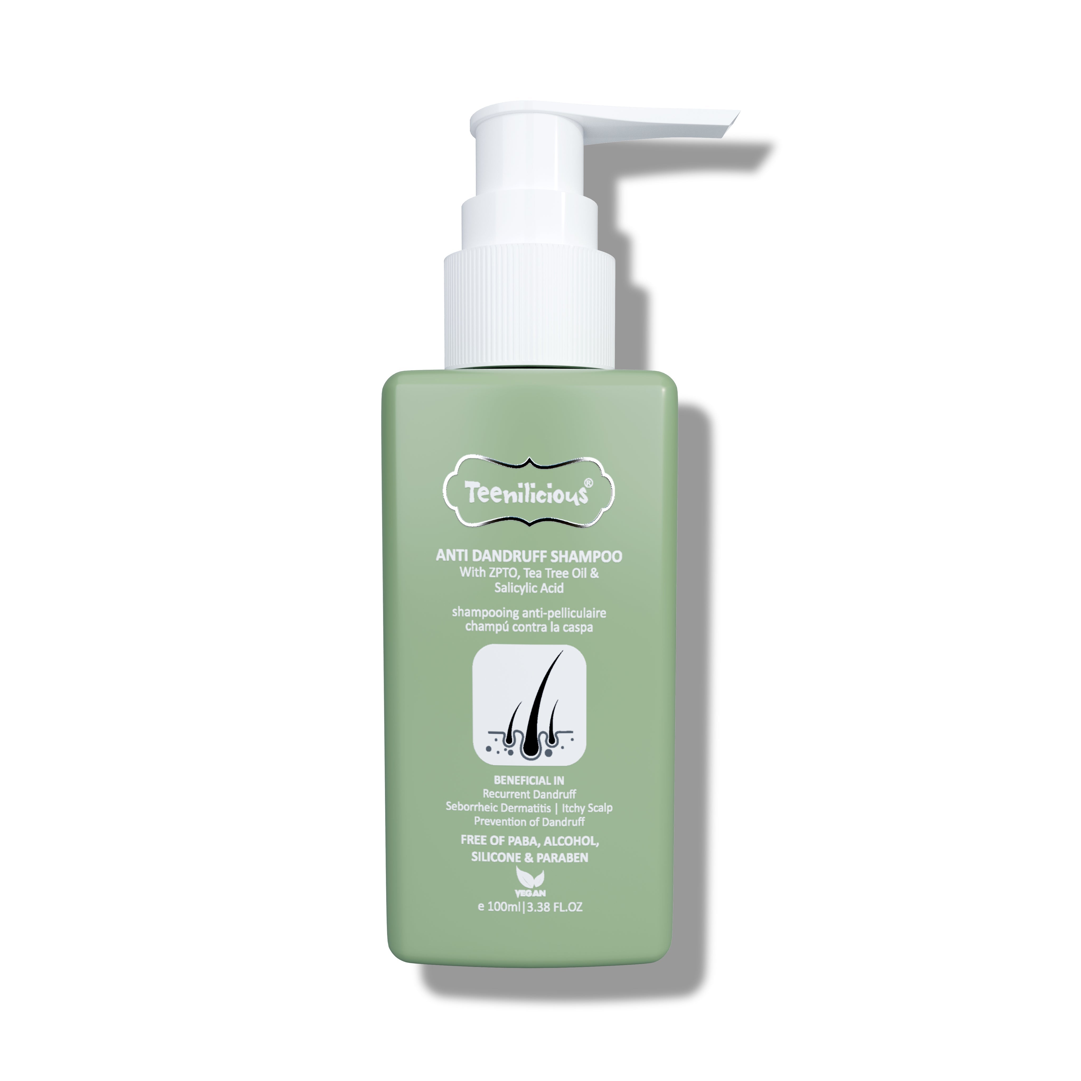 Fixderma Teenilicious Anti Dandruff Shampoo | Shampoo For Dandruff, Flakiness And Hairfall, 100ml - Image 6 - Buy from Indicrest