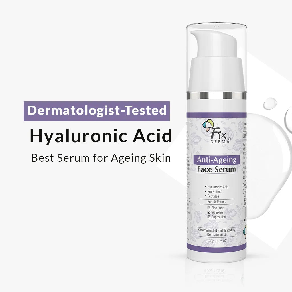 Fixderma Anti Ageing Face Serum | Boosts Collagen & Prevents Early Signs of Ageing, 30g - Buy from Indicrest