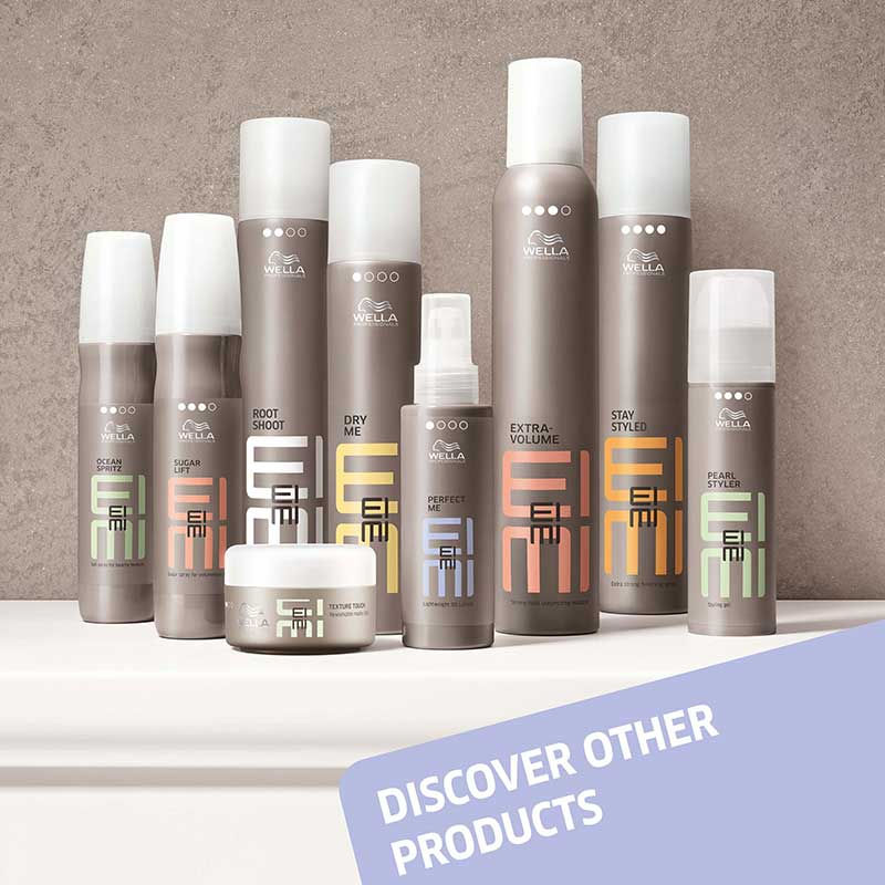 Applying Wella EIMI BB Lotion to damp hair

