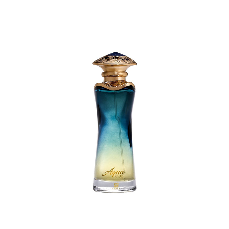 Ahmed Al Maghribi Aqua Oud Eau De Parfum for Women & Men, 90ml - Buy from Indicrest