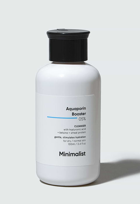 Minimalist Aquaporin Booster 5% Cleanser For Stimulates hydration &amp; cleans without drying, 100ml - Buy from Indicrest