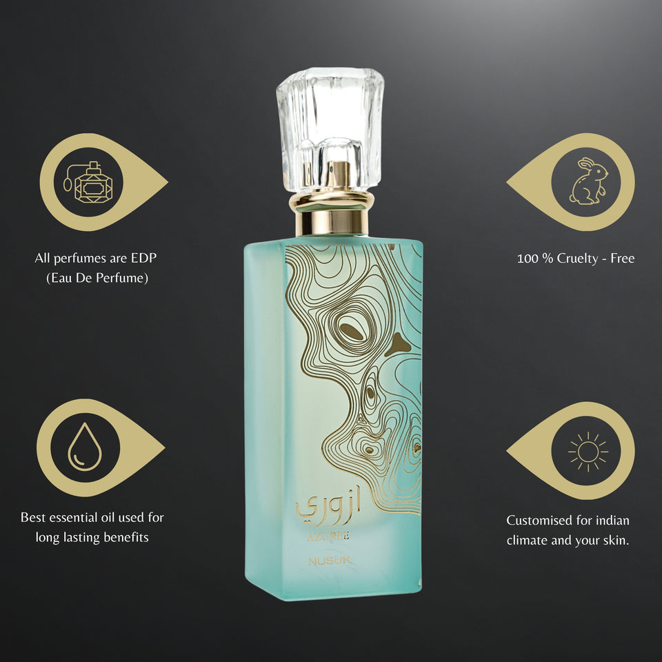 Arabic women’s perfume NUSUK Azuree 80ml