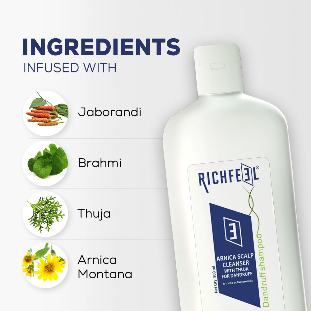 Richfeell Arnica Scalp Cleanser With Thuja 500 Ml - Image 2 - Buy from Indicrest