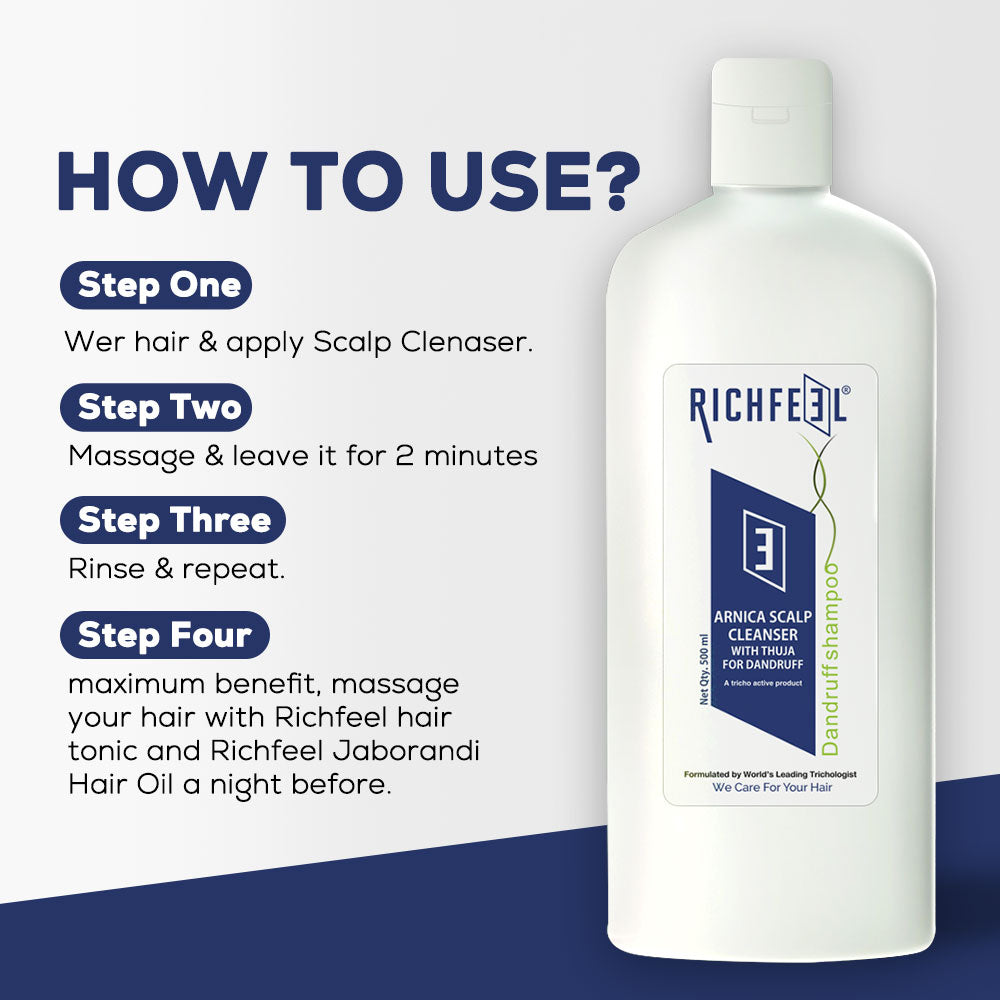 Richfeell Arnica Scalp Cleanser With Thuja 500 Ml - Image 3 - Buy from Indicrest