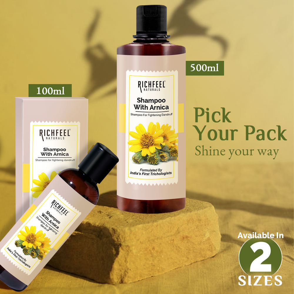 Richfeell Shampoo with Arnica 500 ml (Pack of 2) - Image 8 - Buy from Indicrest