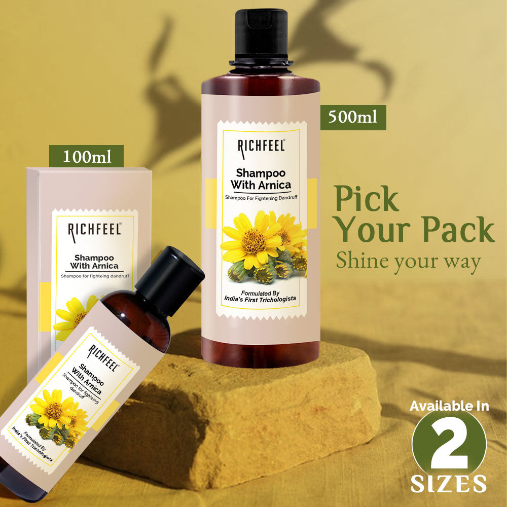 Richfeell Shampoo with Arnica 500 ml - Image 8 - Buy from Indicrest