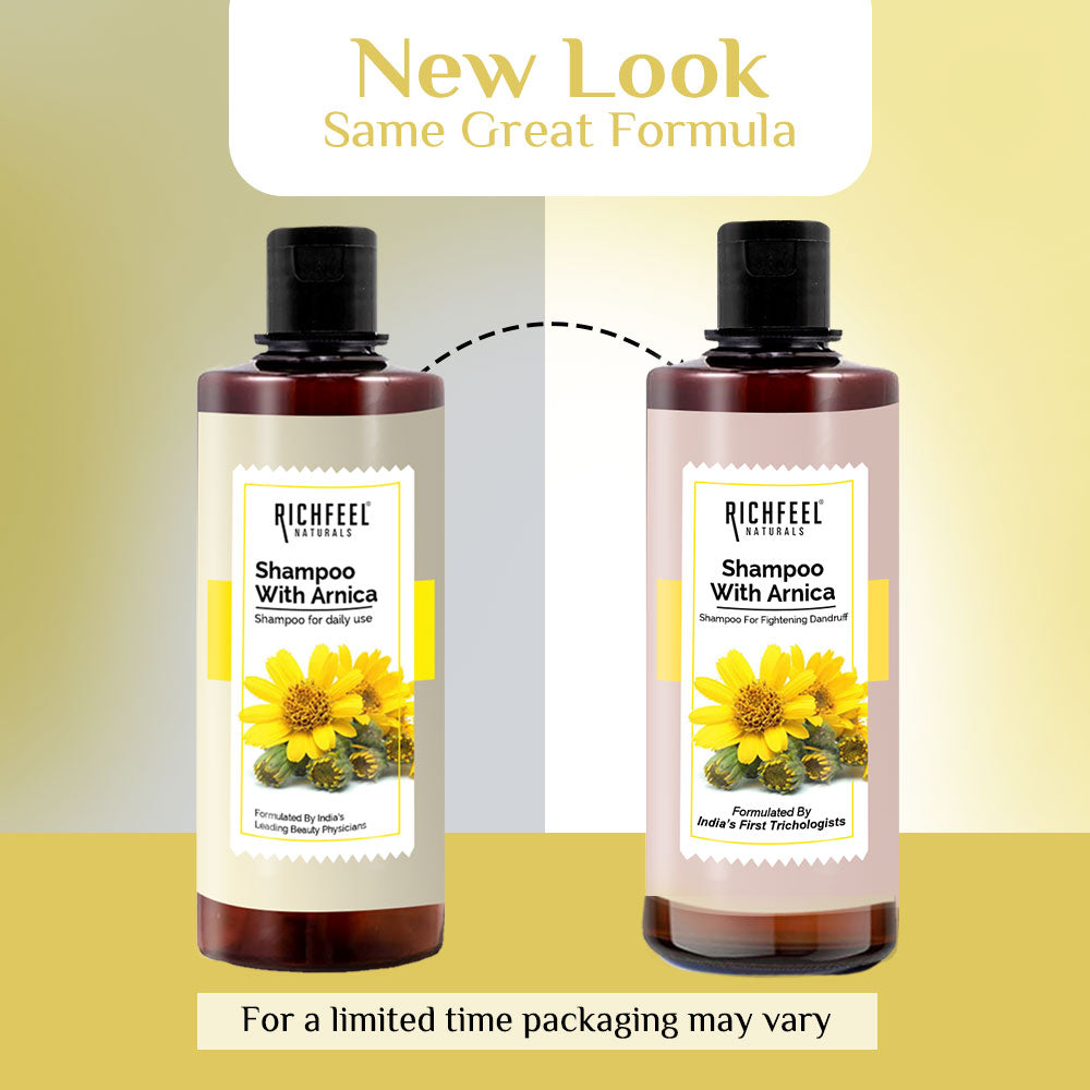 Richfeell Shampoo with Arnica 500 ml (Pack of 2) - Image 2 - Buy from Indicrest
