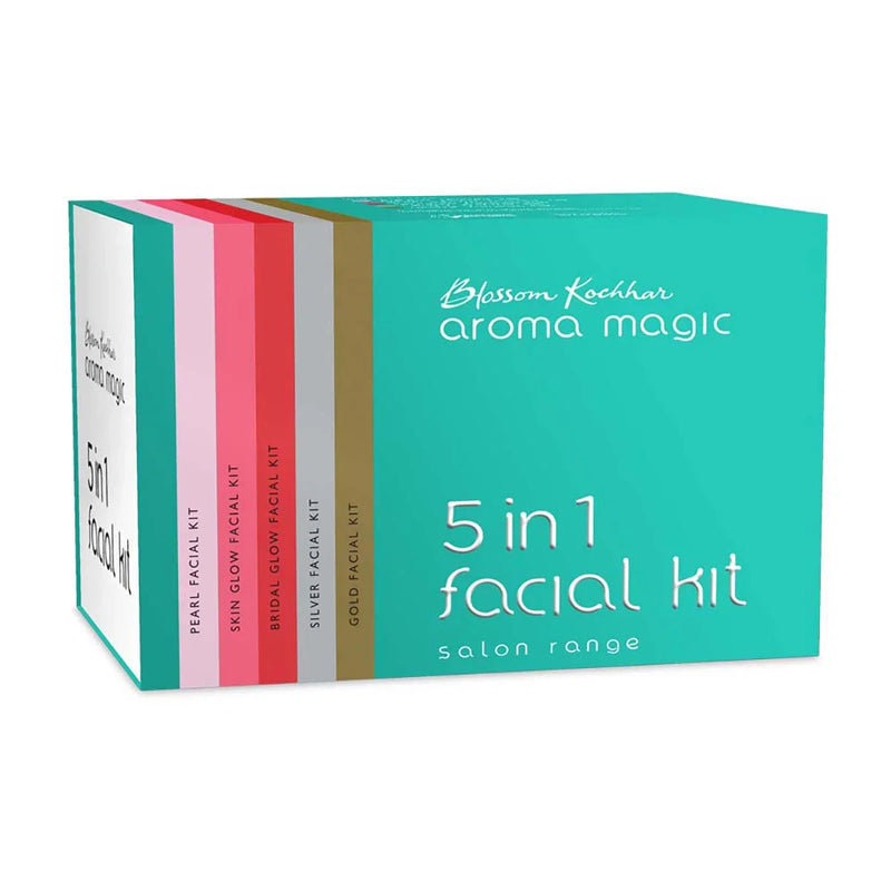 Aroma Magic 5 in 1 Facial Kit – Salon Style Glow at Home, Cleanser 20g + Toner 20ml + Skin Oil 5ml + Lotion 20ml - Buy from Indicrest