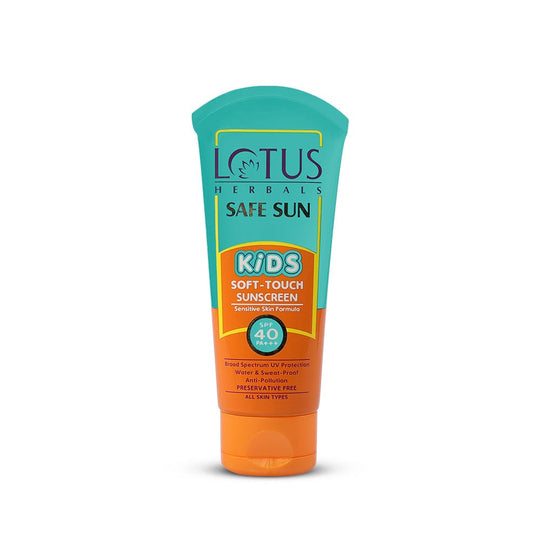 Lotus Herbals Safe Sun Kids Soft-Touch Sunscreen SPF 40, 80g