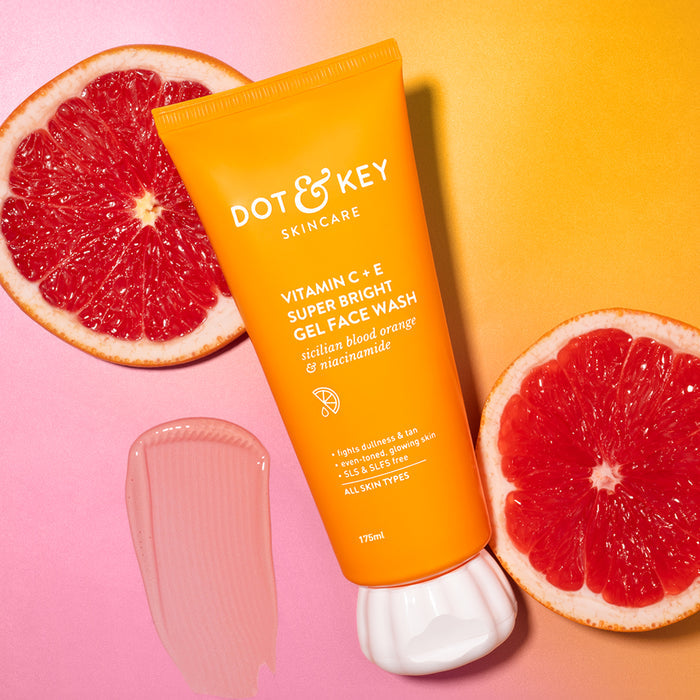 Dot & Key Vitamin C +E Super Bright Gel Face Wash, 175ml