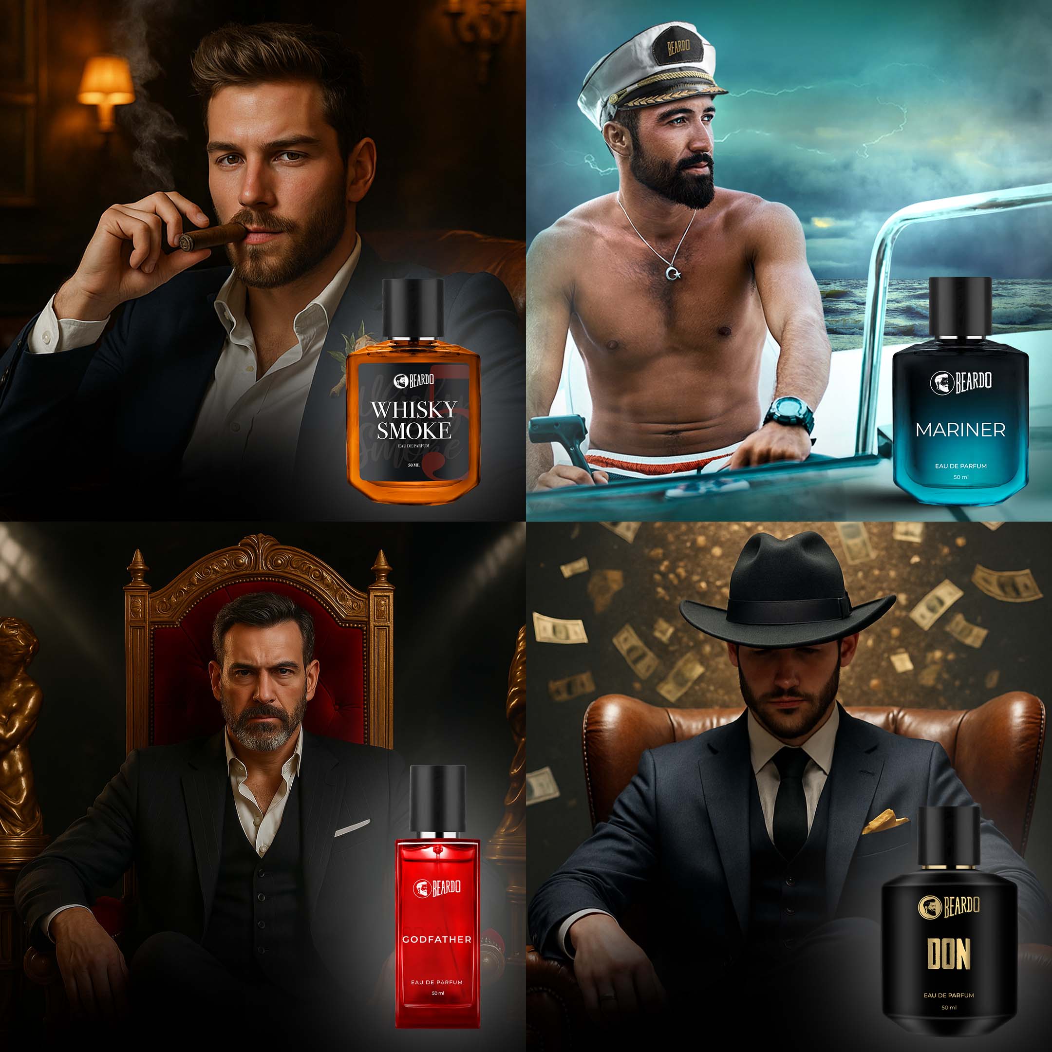 Beardo Best Seller Perfumes Combo 50ml x 4 - Image 7 - Buy from Indicrest