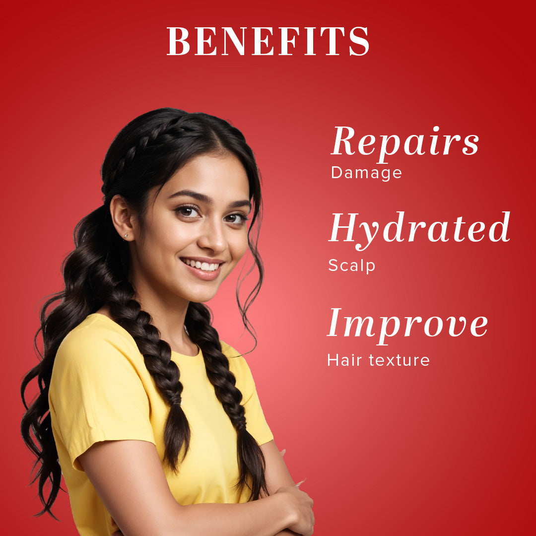 Khadi Natural Hibiscus & Aloe Vera Hair Mask - SLS, Parabens & Color Free - 200gm - Image 2 - Buy from Indicrest