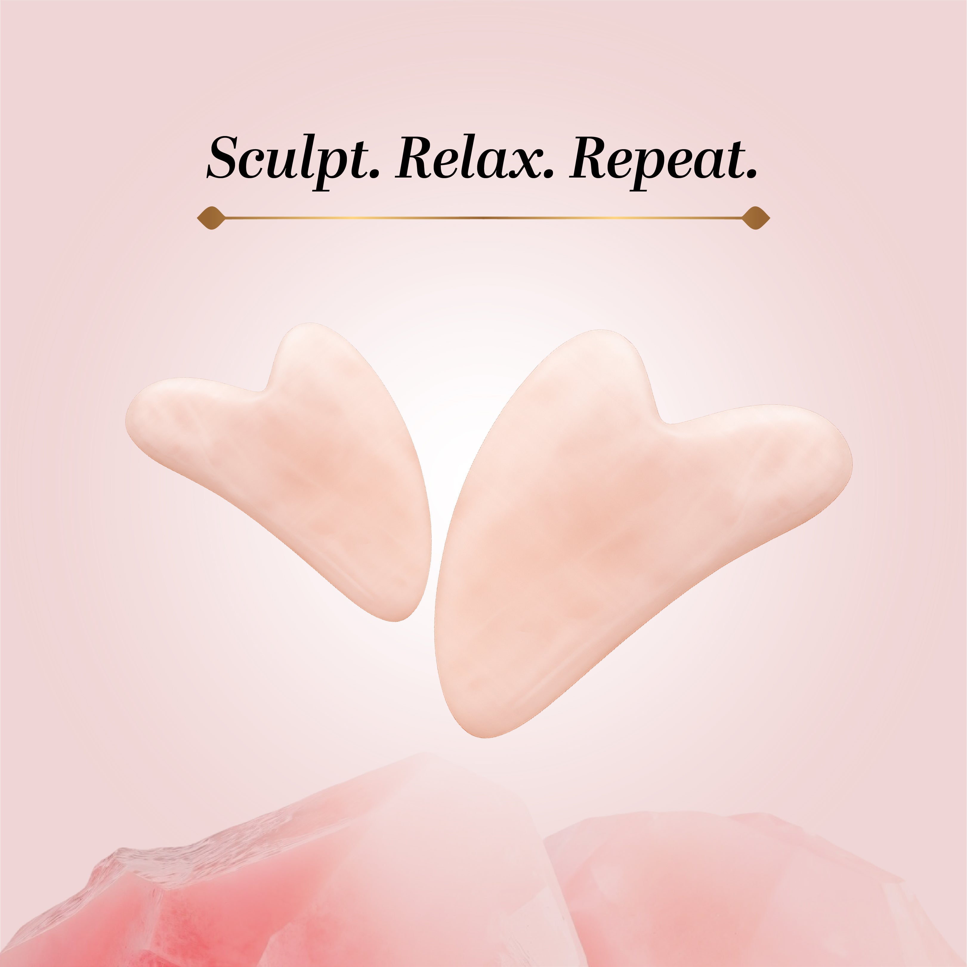 Khadi Natural Rose Quartz Gua Sha - Image 5 - Buy from Indicrest