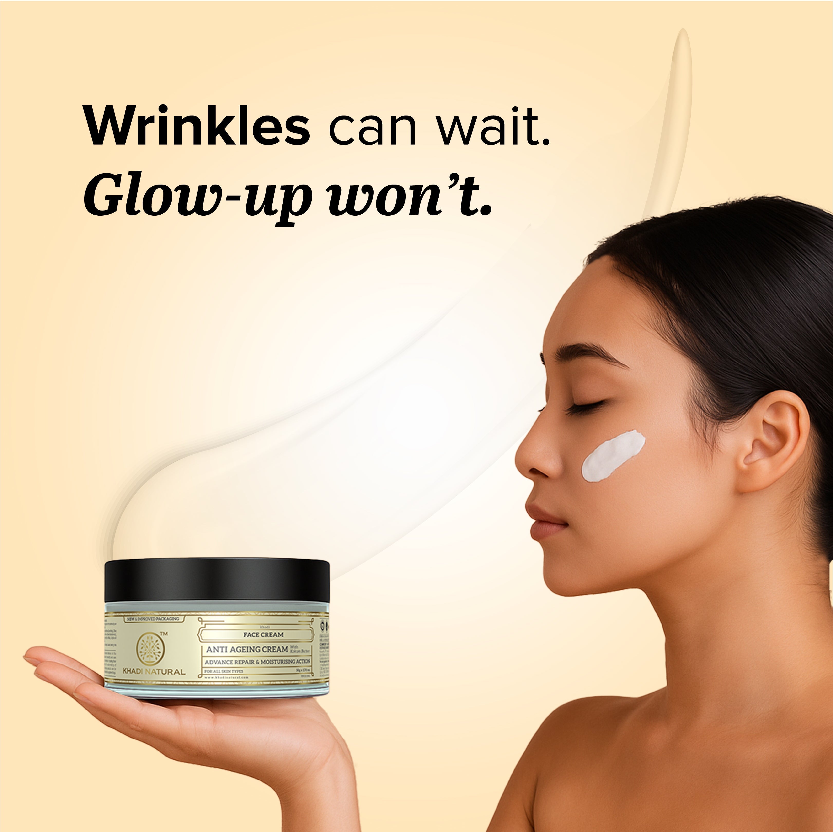 Khadi Natural Herbal Anti Ageing Cream - 50gm - Image 6 - Buy from Indicrest