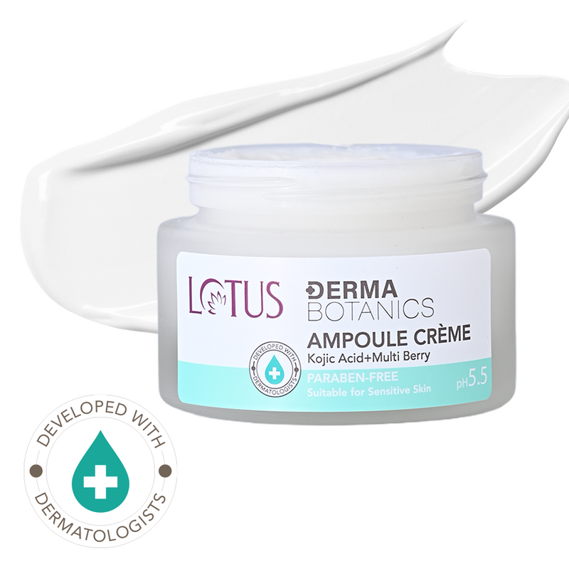 Lotus Herbals DermaBotanics Kojic acid + Multi berry Ampoule Creme, 50g