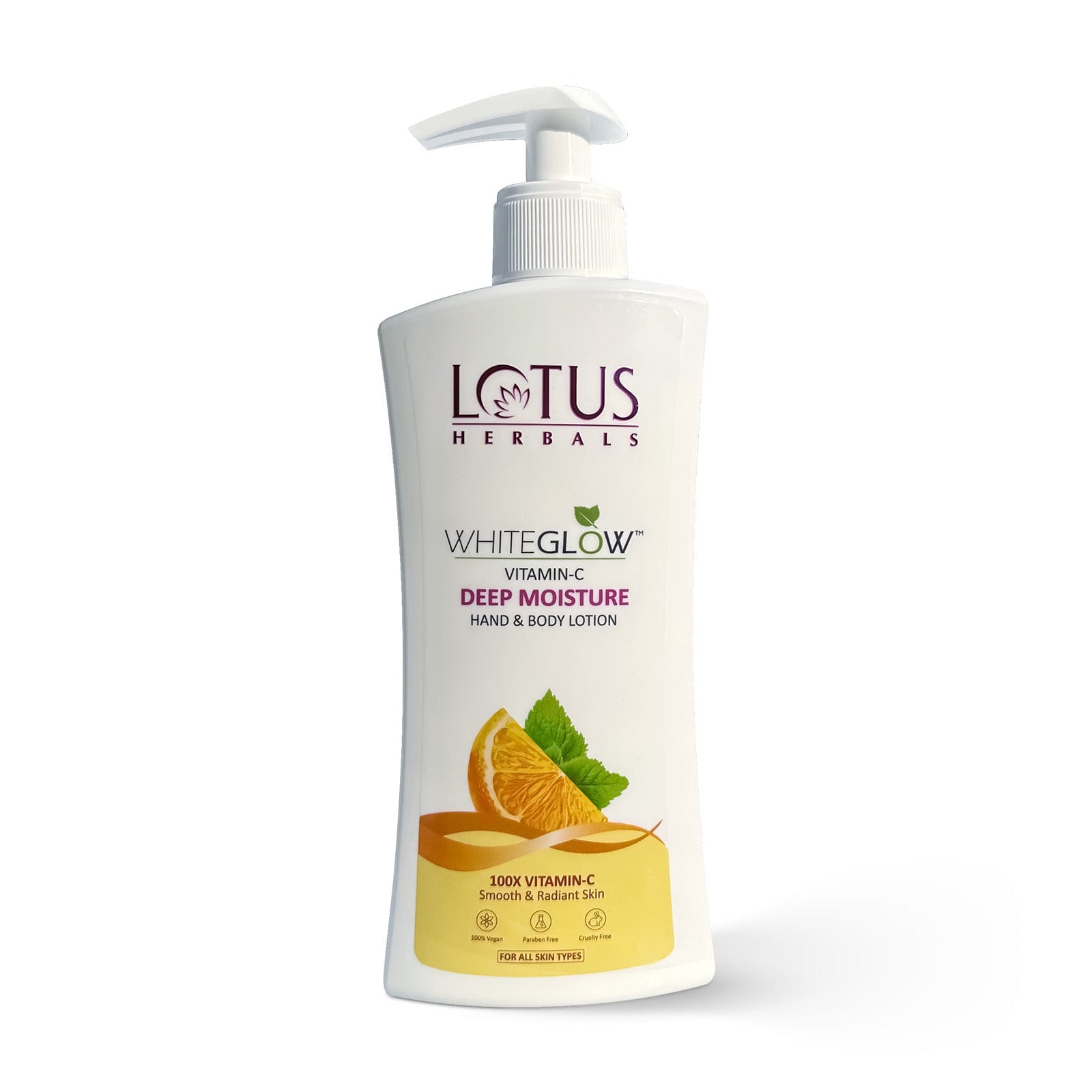 Lotus Herbals WhiteGlow Vitamin C Deep Moisture Hand & Body Lotion, 270ml