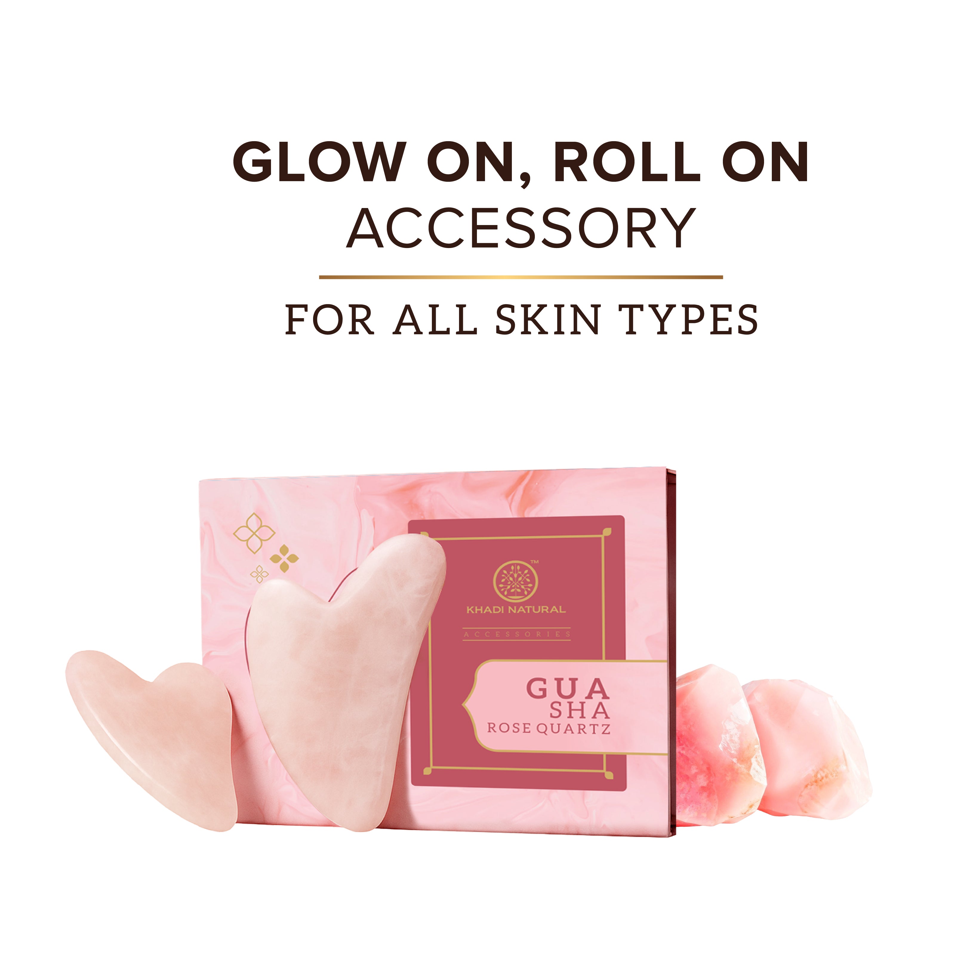 Khadi Natural Rose Quartz Gua Sha - Image 10 - Buy from Indicrest