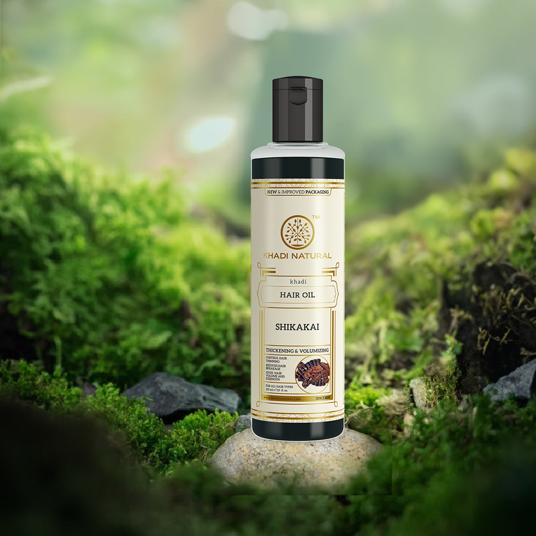 Khadi Natural Shikakai Hair Oil - 210ml - Image 5 - Buy from Indicrest