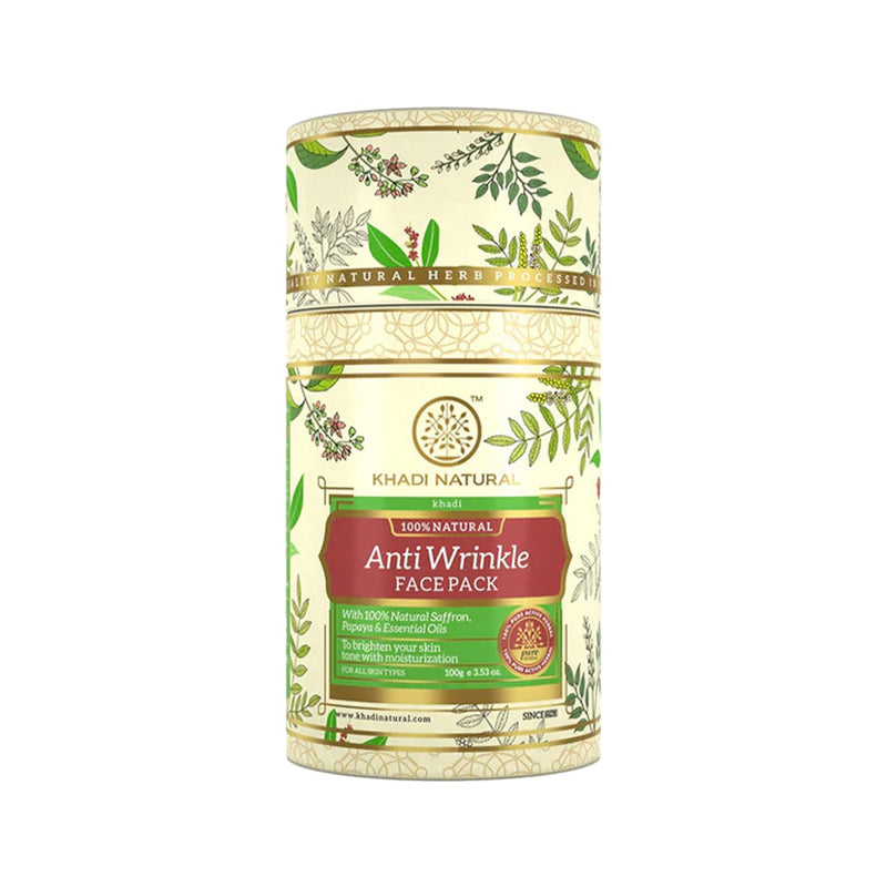 Khadi Natural Anti Wrinkle Face Pack - 100gm - Buy from Indicrest