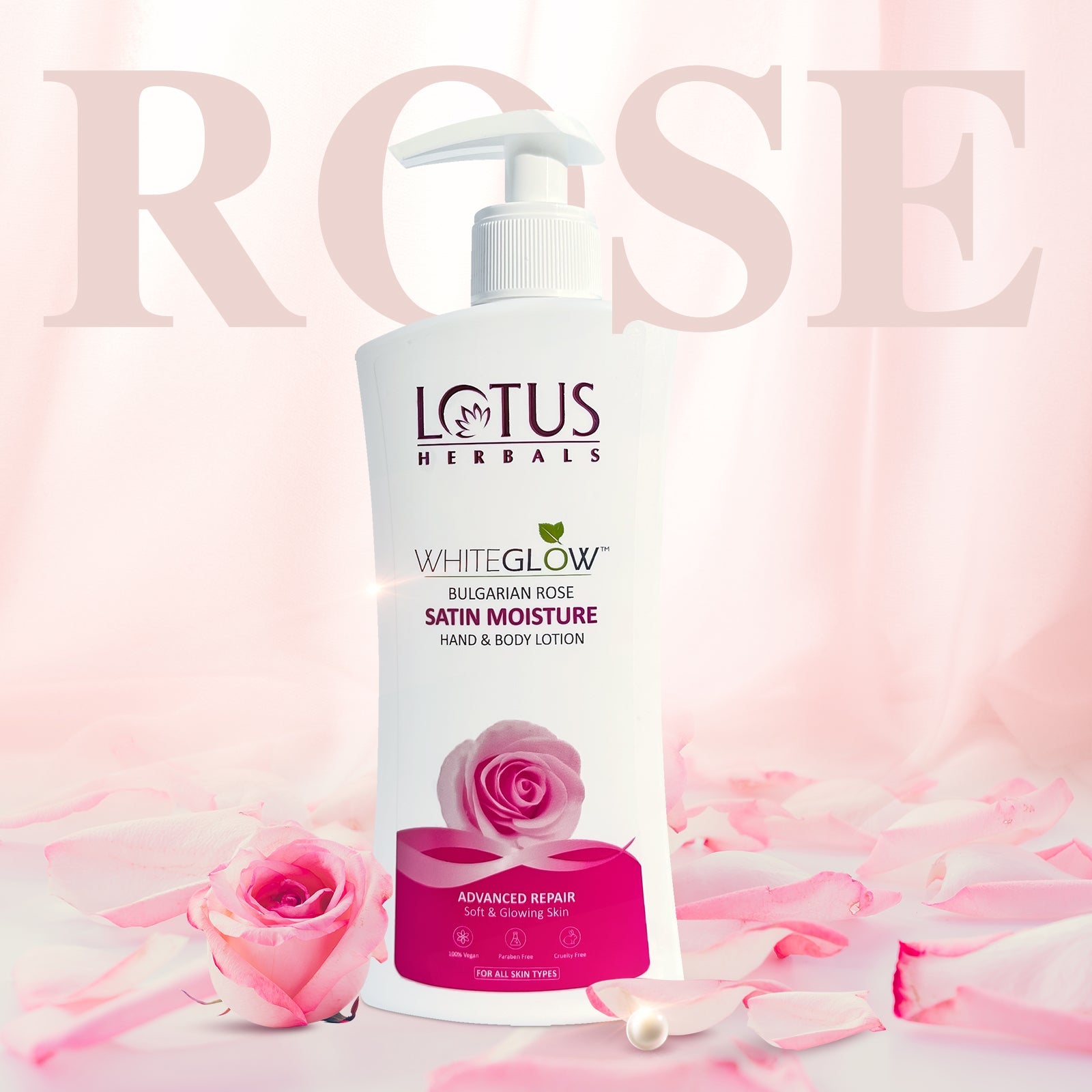 Lotus Herbals WhiteGlow Satin Moisture Hand & Body Lotion, 270ml