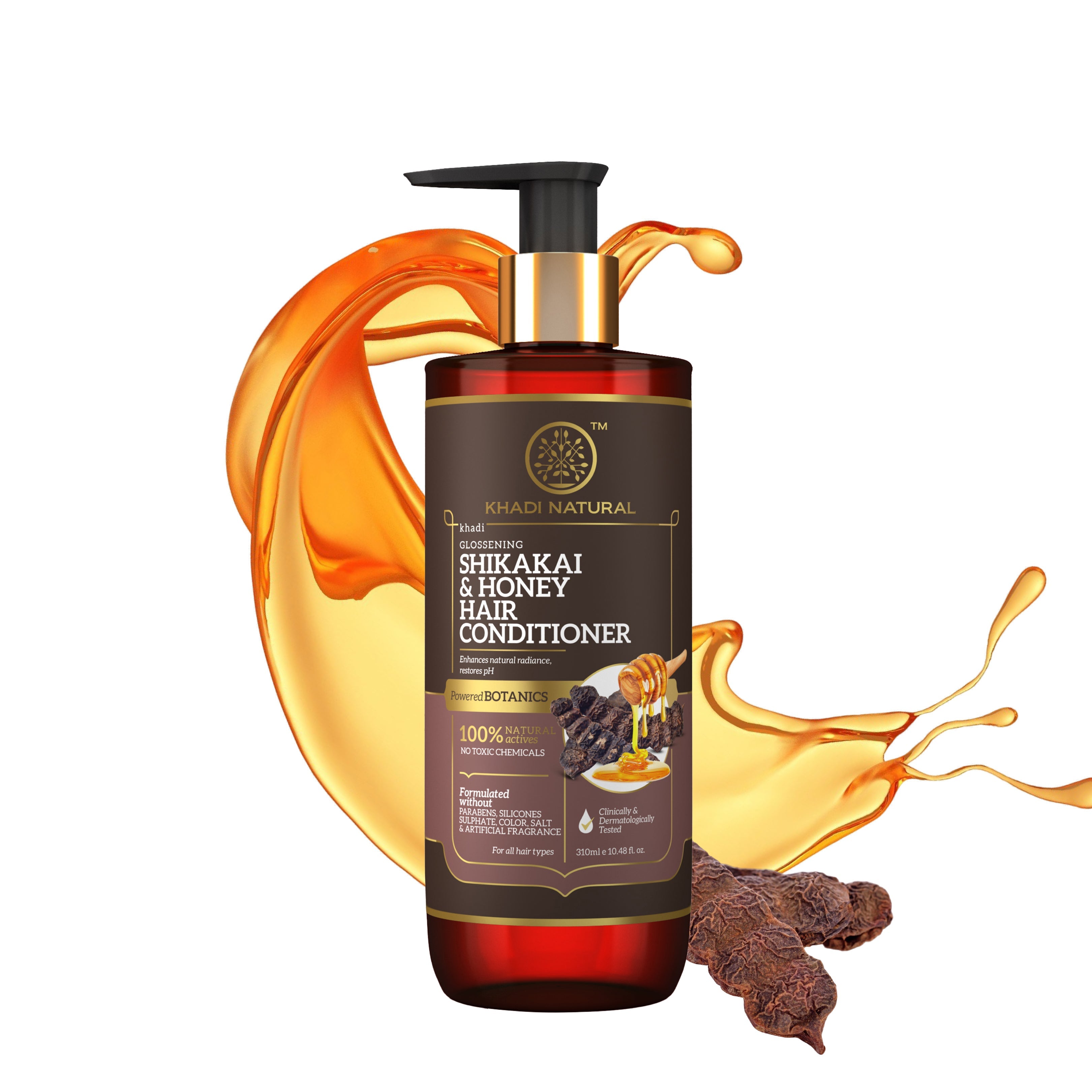 Khadi Natural Shikakai & Honey Hair Conditioner-Powered Botanics - 310ml - Image 7 - Buy from Indicrest