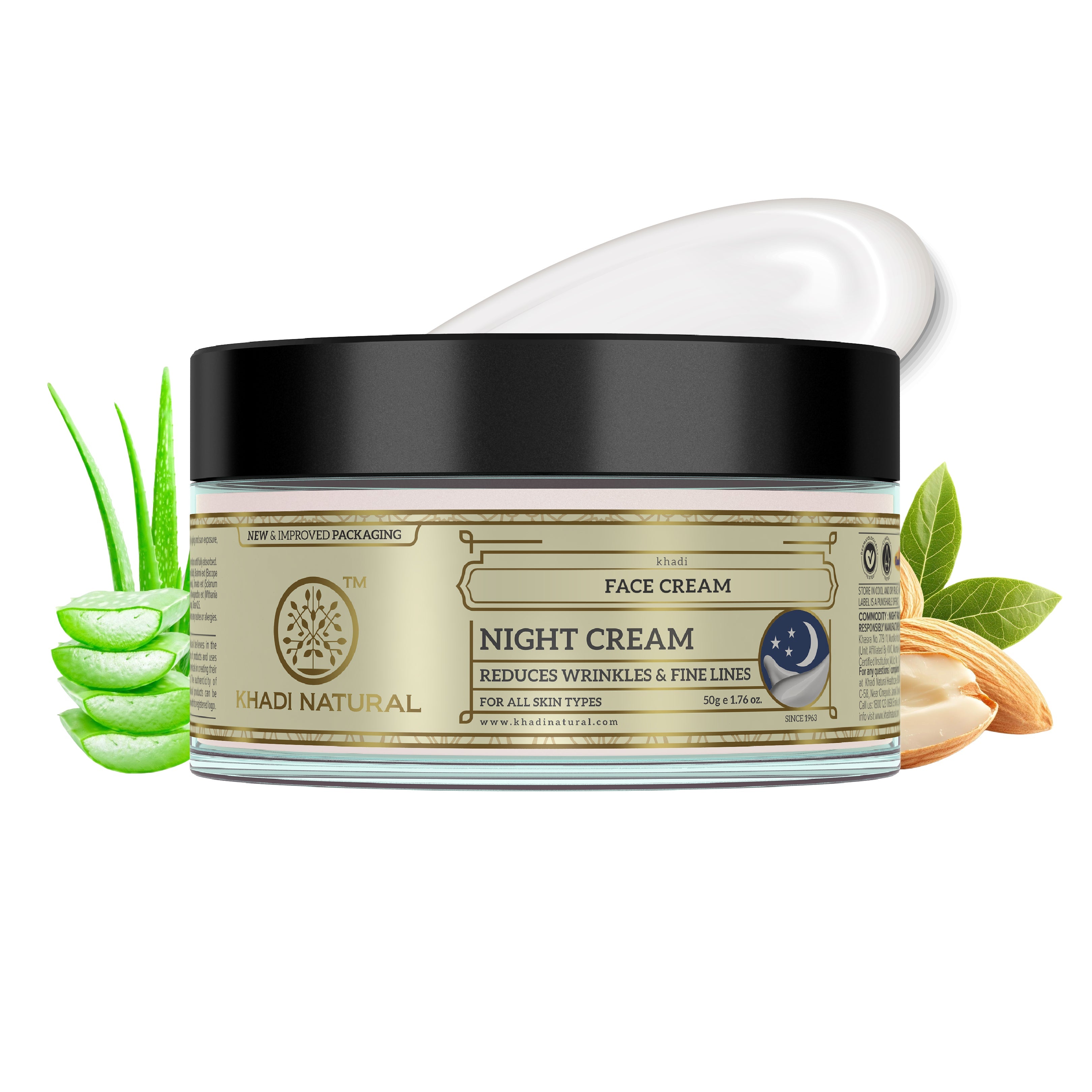 Khadi Natural Herbal Night Cream - 50gm - Image 7 - Buy from Indicrest