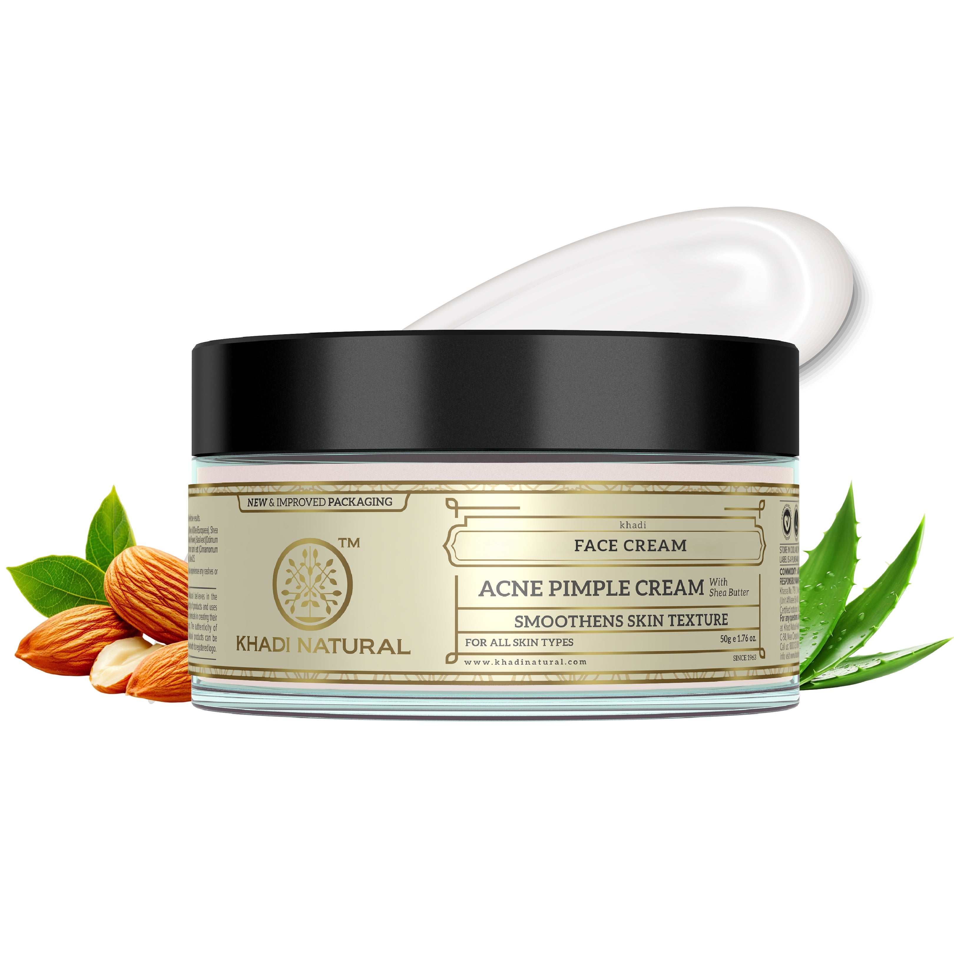 Khadi Natural Herbal Acne Pimple Cream - 50gm - Image 6 - Buy from Indicrest