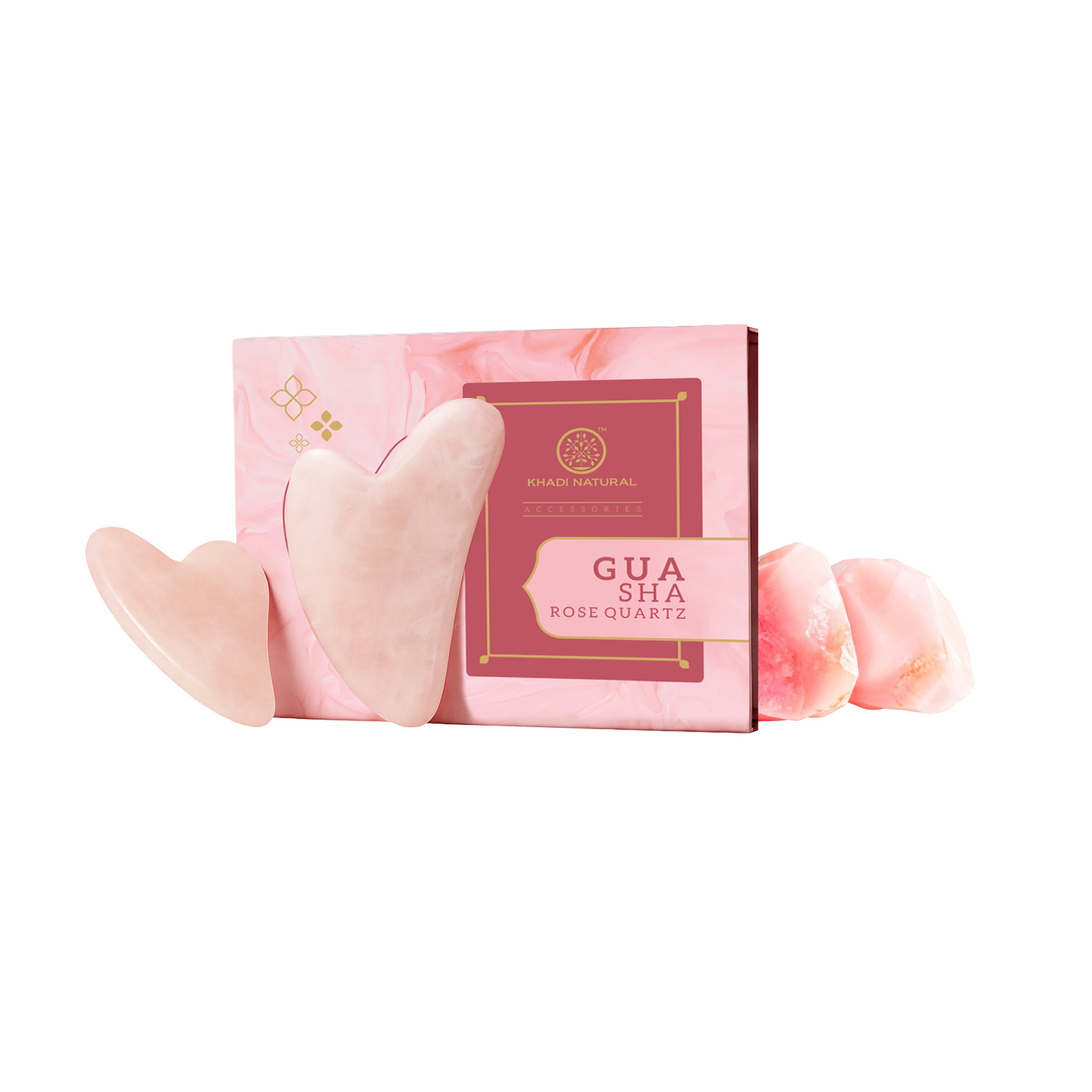 Khadi Natural Rose Quartz Gua Sha - Image 8 - Buy from Indicrest