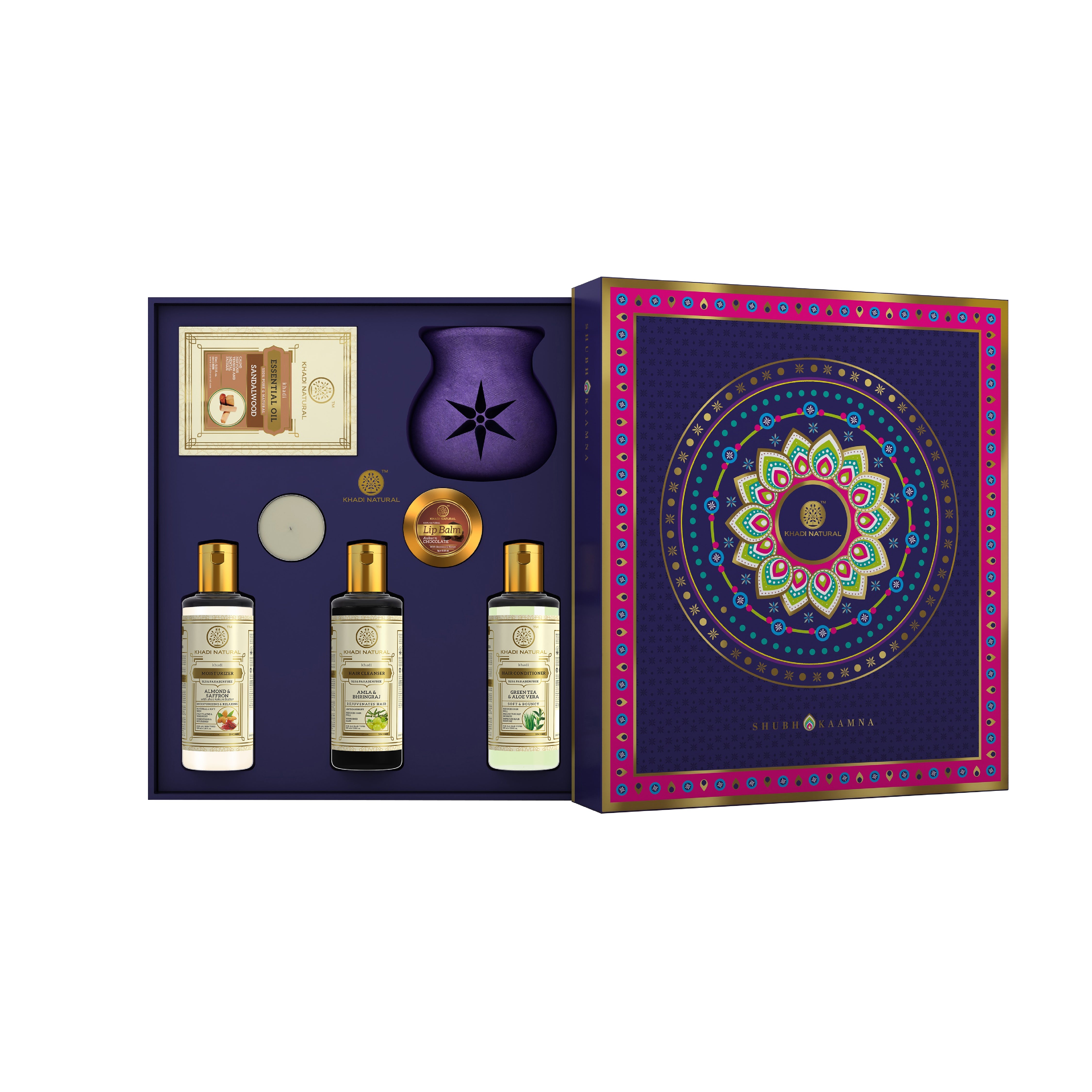 Khadi Natural Shubh Kaamna Assortment Gift Set - Buy from Indicrest