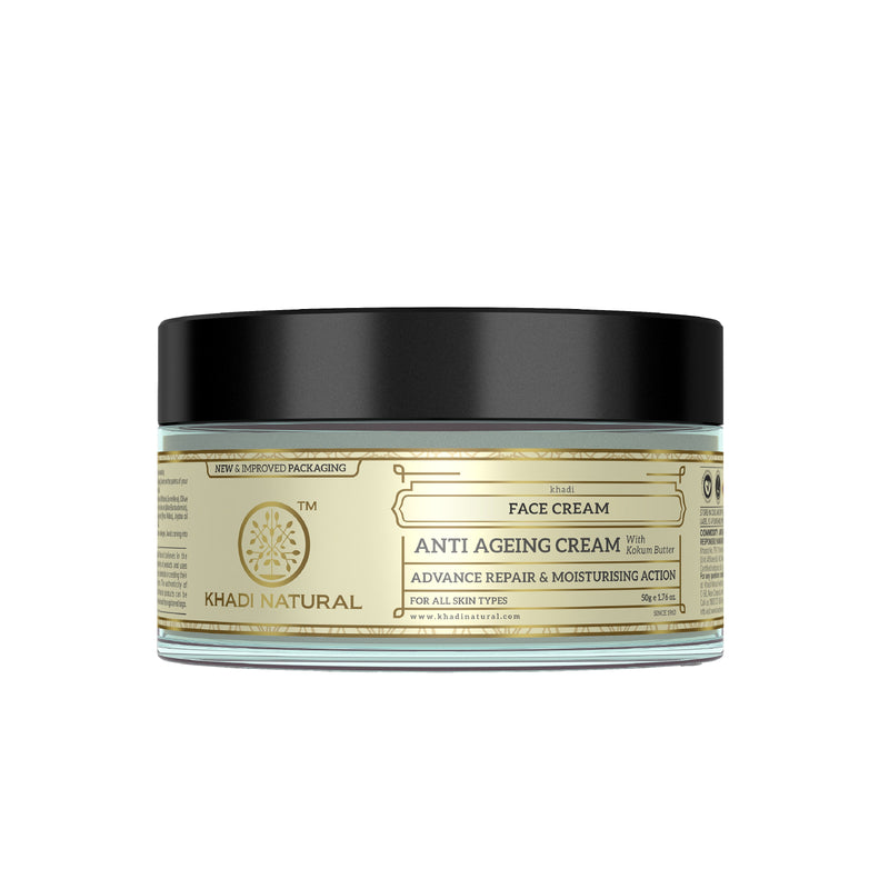 Khadi Natural Herbal Anti Ageing Cream - 50gm - Buy from Indicrest