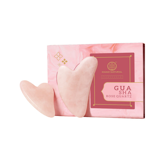 Khadi Natural Rose Quartz Gua Sha - Buy from Indicrest