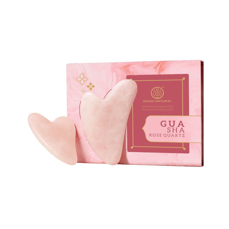 Khadi Natural Rose Quartz Gua Sha - Buy from Indicrest