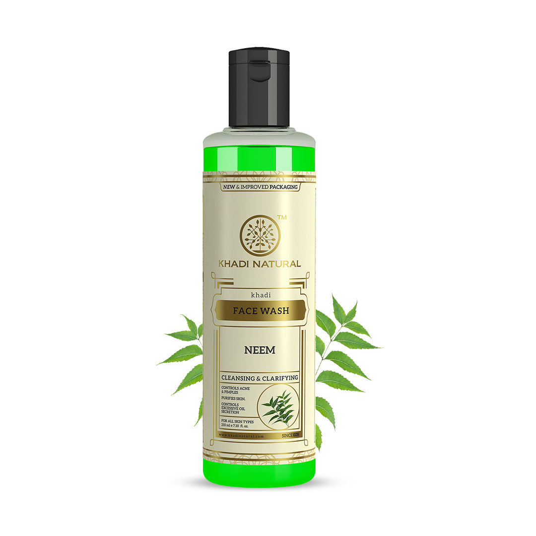Khadi Natural Neem Face Wash - 210ml - Image 6 - Buy from Indicrest