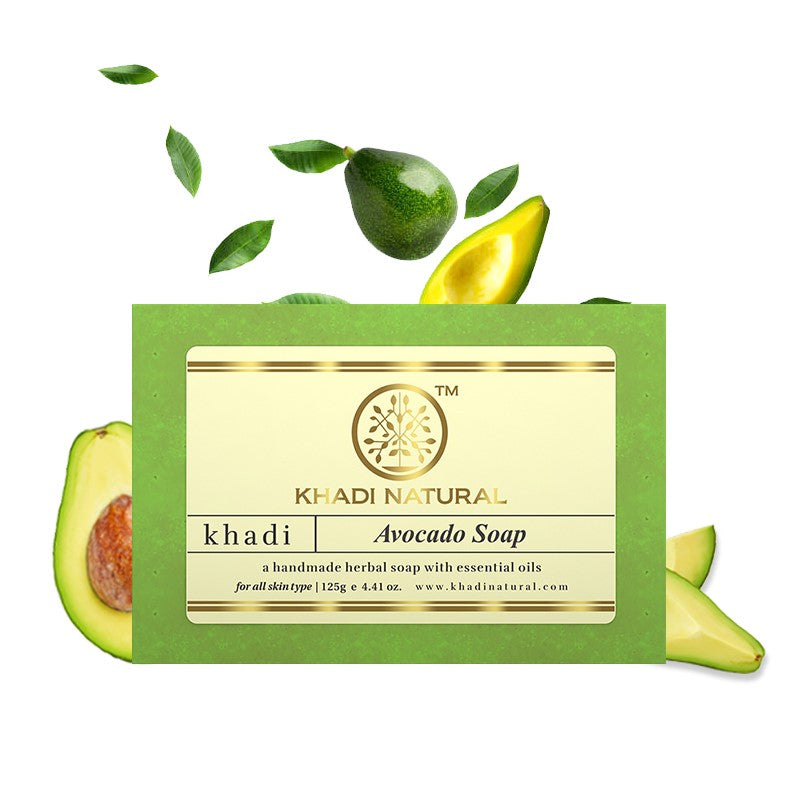 Khadi Natural Herbal Avocado Soap - 125gm - Image 6 - Buy from Indicrest