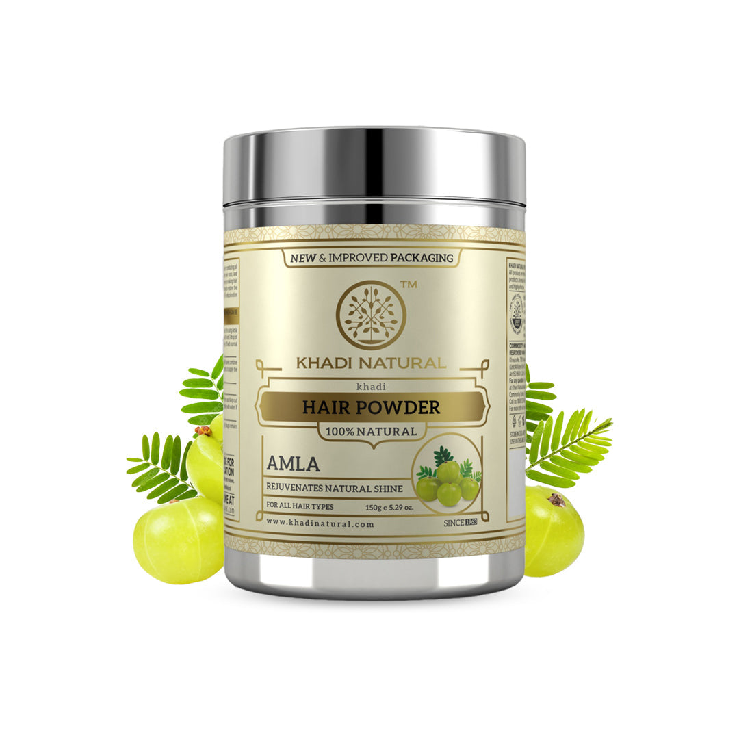 Khadi Natural Organic Amla Hair Color Powder - 150gm - Image 5 - Buy from Indicrest