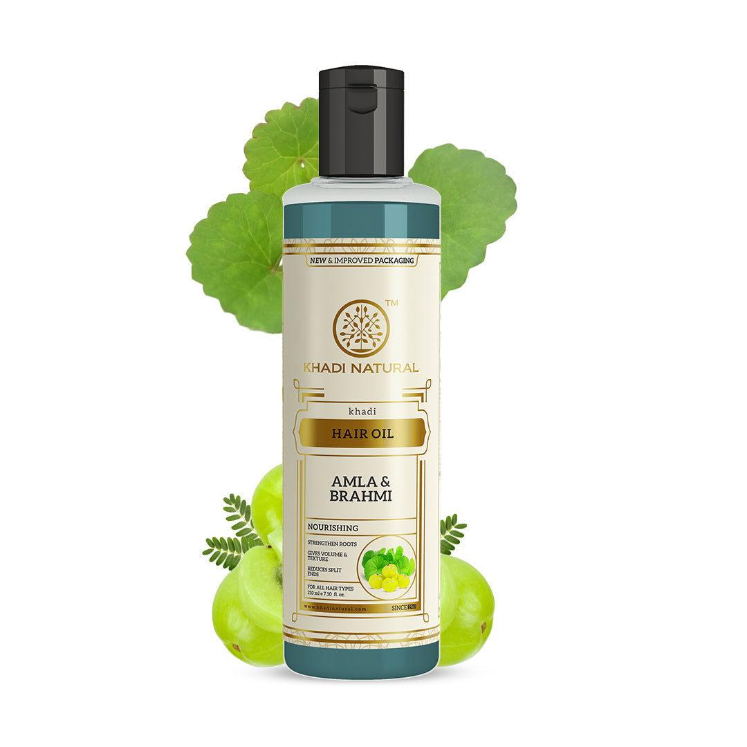 Khadi Natural Amla & Brahmi Hair Oil - 210ml - Image 6 - Buy from Indicrest