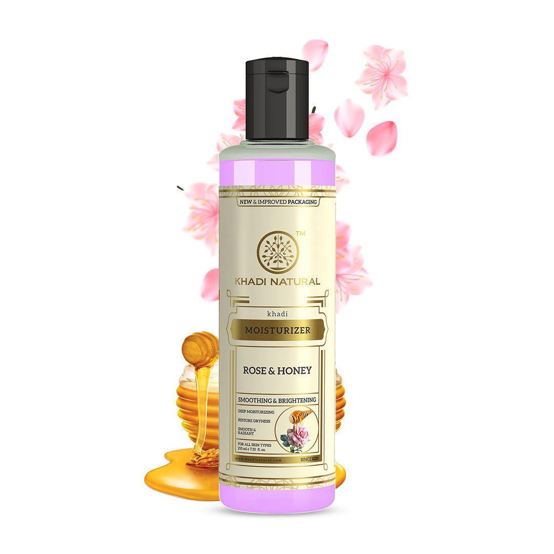Khadi Natural Rose & Honey Moisturizer - 210ml - Image 7 - Buy from Indicrest