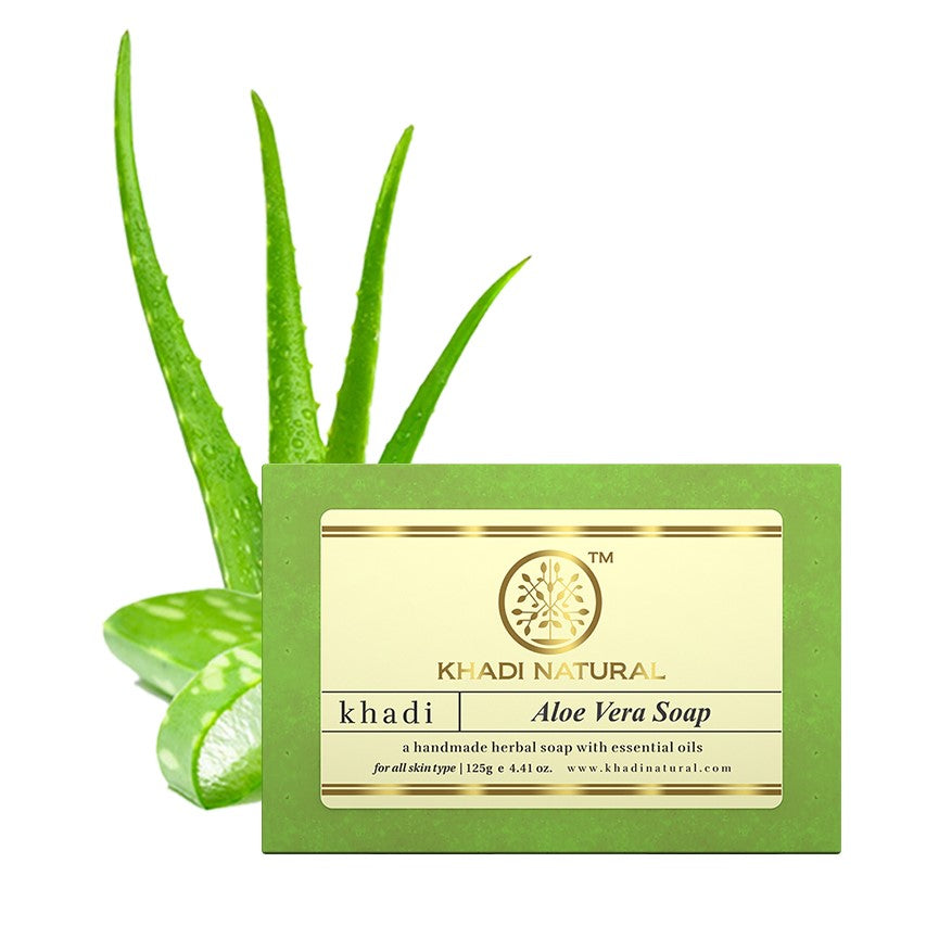 Khadi Natural Herbal Aloevera Soap - 125gm - Image 6 - Buy from Indicrest