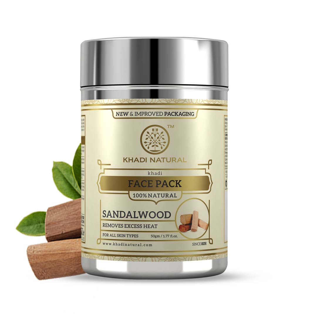 Khadi Natural Sandalwood Face Pack - 50gm - Image 6 - Buy from Indicrest