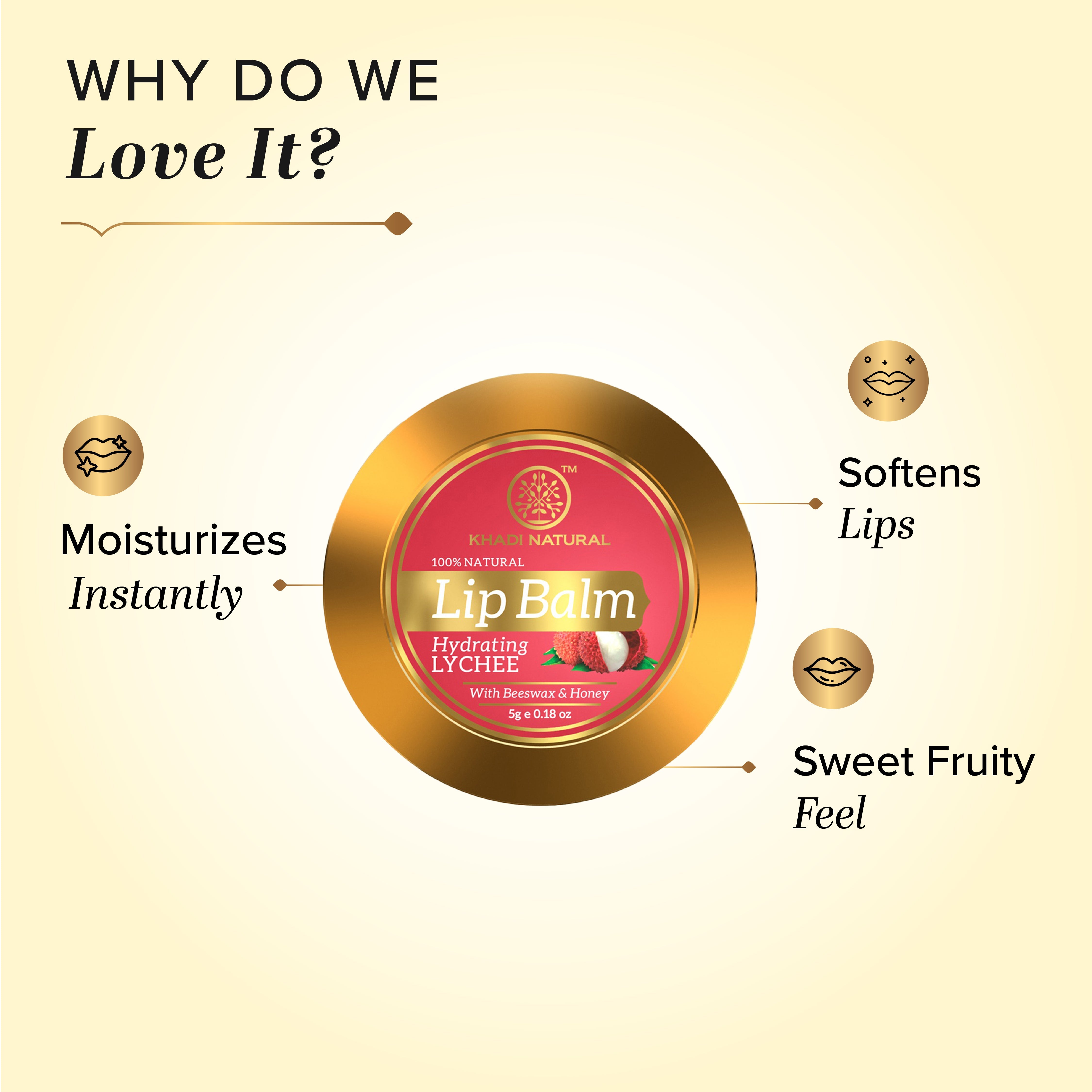Khadi Natural Lychee, Watermelon & Wine Grapefruit Lip Balm Combo - Image 5 - Buy from Indicrest