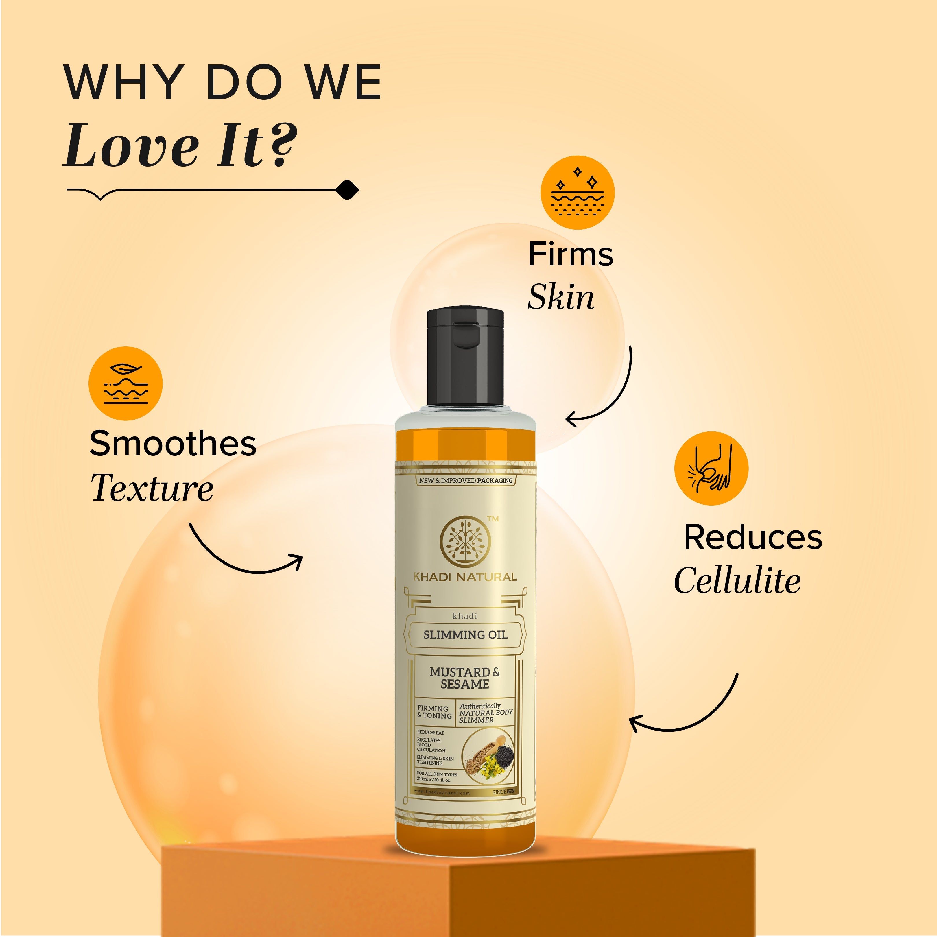 Khadi Natural Slimming Oil - 210ml Sale - Image 2 - Buy from Indicrest