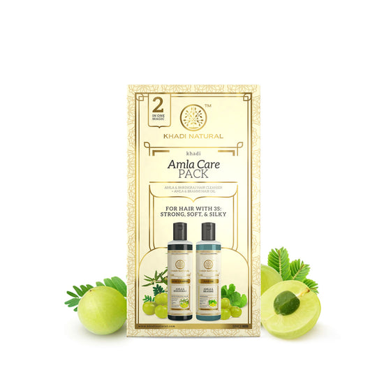 Khadi Natural Amla Hair Care Pack - 210ml Each - Buy from Indicrest