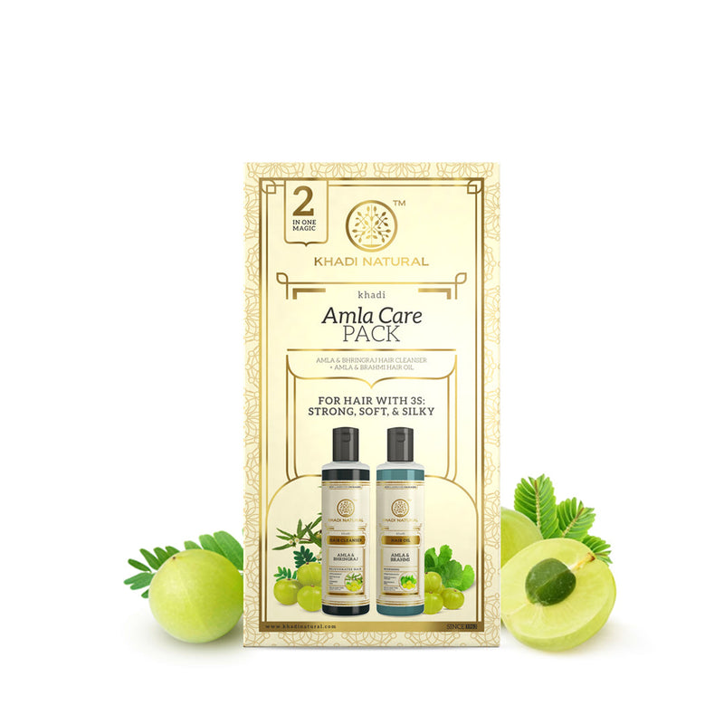 Khadi Natural Amla Hair Care Pack - 210ml Each - Buy from Indicrest