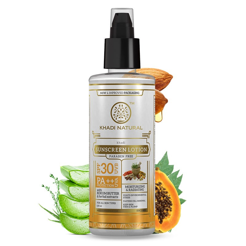Khadi Natural Sunscreen Moisturising Lotion - SPF 30 - 100ml - Image 6 - Buy from Indicrest