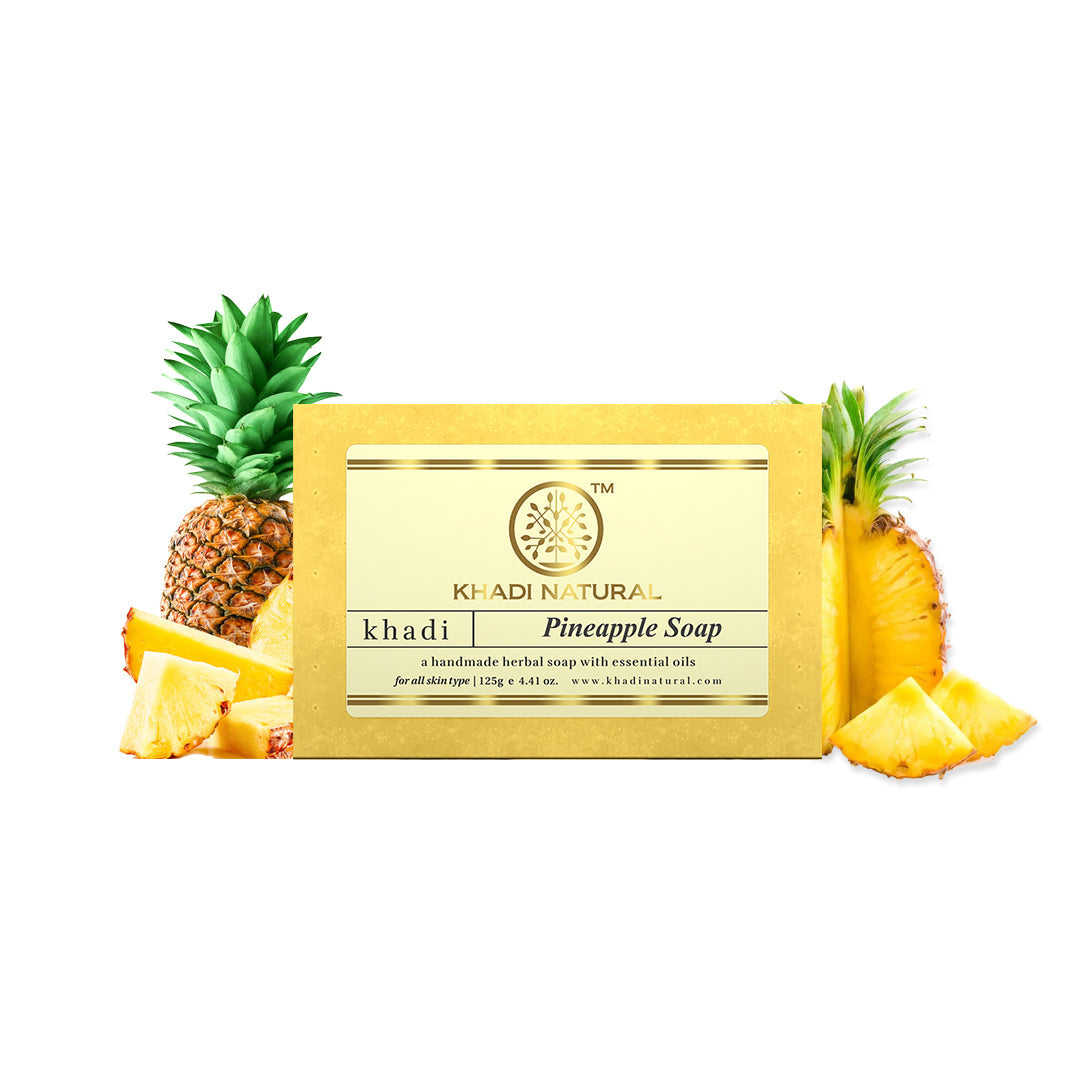 Khadi Natural Pineapple Soap - 125gm - Image 6 - Buy from Indicrest