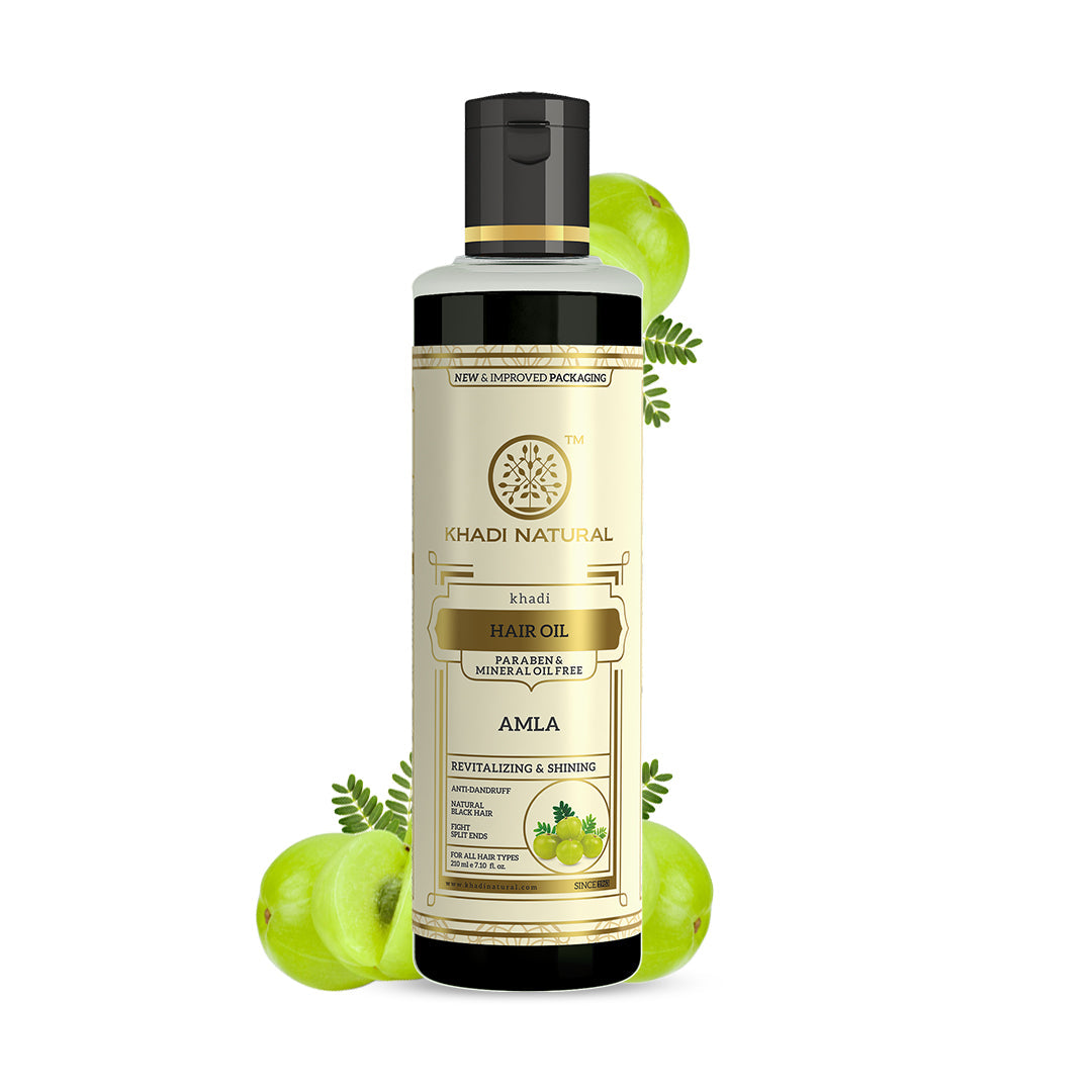 Khadi Natural Pure Amla Hair Oil Paraben & Mineral Free - 210ml - Image 7 - Buy from Indicrest