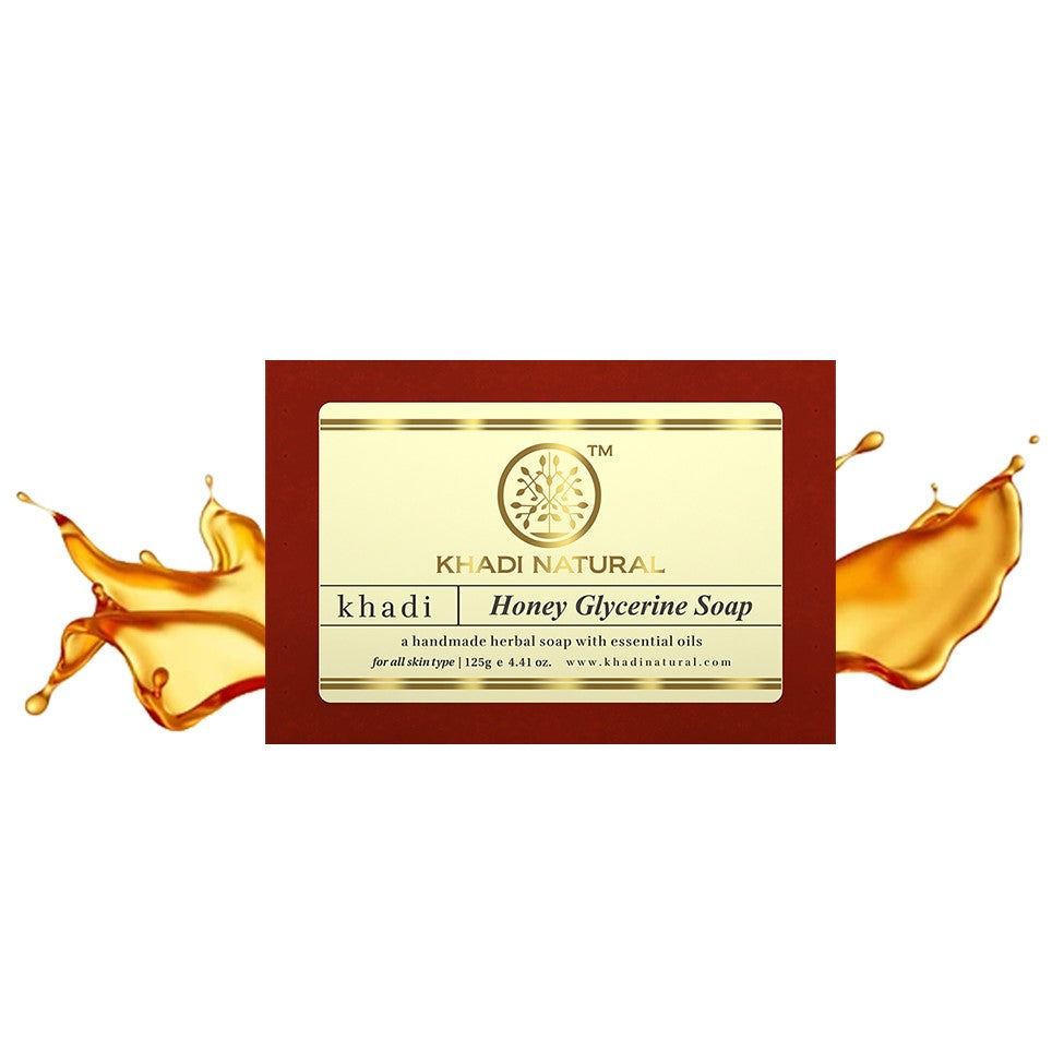 Khadi Natural Honey Glycerine Soap 125gm - Image 6 - Buy from Indicrest